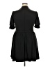 Unbranded Solid Black Casual Dress Size XXL - photo 2