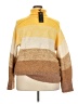DG^2 by Diane Gilman Color Block Yellow Turtleneck Sweater Size 2X - photo 2