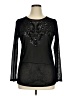 Torrid Black Long Sleeve Blouse Size 1X Plus (1) - photo 1