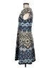 Adorne Print Blue Cocktail Dress Size 8 - photo 5