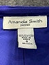 Amanda Smith 100% Polyester Solid Blue Cocktail Dress Size 8 - photo 7