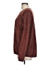 Democracy Animal Print Brown Pullover Sweater Size L - photo 5