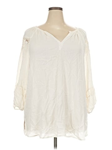 Torrid 3/4 Sleeve Blouse (view 1)