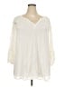 Torrid Ivory 3/4 Sleeve Blouse Size 2X Plus (2) - photo 1