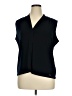 Calvin Klein Black Sleeveless Blouse Size 1X - photo 1