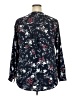 Hilary Radley 100% Polyester Floral Blue Long Sleeve Blouse Size XXL - photo 2