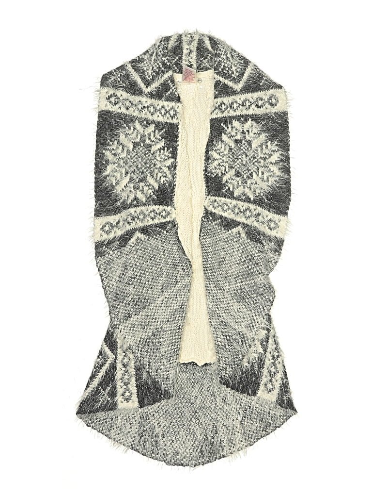 Pre-owned Max Studio Kids' Sweater Vest In Gray
