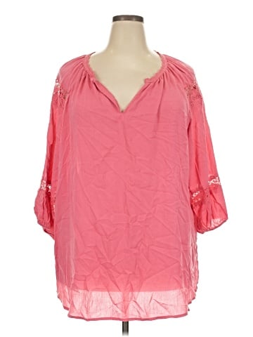 Torrid 3/4 Sleeve Blouse (view 1)