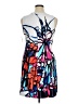 AGB Graphic Blue Cocktail Dress Size 14 - photo 2