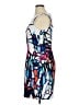 AGB Graphic Blue Cocktail Dress Size 14 - photo 5