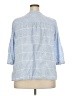 Cj Banks Blue 3/4 Sleeve Blouse Size 2X - photo 2