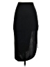 Open Edit Solid Black Casual Skirt Size XXS - photo 1