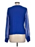 Vince Camuto Blue Long Sleeve Blouse Size L - photo 2