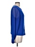 Vince Camuto Blue Long Sleeve Blouse Size L - photo 4