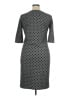 Tacera Polka Dots Gray Casual Dress Size XL - photo 2