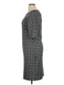 Tacera Polka Dots Gray Casual Dress Size XL - photo 5