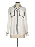 Express 100% Polyester Ivory Long Sleeve Blouse Size M - photo 1