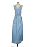 Assorted Brands Stripes Blue Casual Dress Size 0 - photo 1
