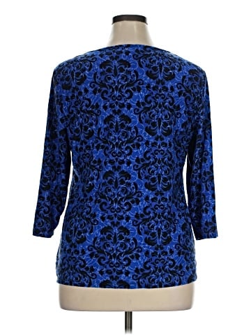 JM Collection 3/4 Sleeve Top (view 2)