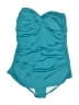 Jantzen Solid Teal One Piece Swimsuit Size 12 - photo 1