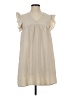Shein 100% Polyester Solid Ivory Casual Dress Size 5 - photo 1