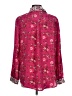 C. Wonder 100% Polyester Floral Pink Long Sleeve Blouse Size 12 - photo 2