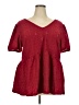 BLOOMCHIC Red Short Sleeve Blouse Size 18 - 20 - photo 1