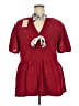 BLOOMCHIC Red Short Sleeve Blouse Size 18 - 20 - photo 2
