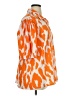 Assorted Brands Animal Print Orange Short Sleeve Blouse Size XL - photo 4