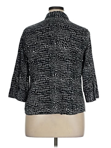 Apt. 9 3/4 Sleeve Button-Down Shirt (view 2)