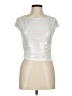 Wild Fable Silver Short Sleeve Top Size M - photo 1