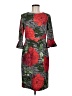 Shelby & Palmer Print Red Cocktail Dress Size 8 - photo 1
