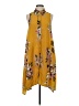 Mlle Gabrielle 100% Polyester Yellow Casual Dress Size S - photo 1