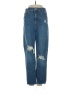 Express Outlet Hearts Blue Jeans Size 4R - photo 1
