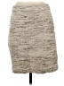J.Crew 100% Silk Tweed Tan Silk Skirt Size 0 - photo 1