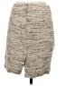 J.Crew 100% Silk Tweed Tan Silk Skirt Size 0 - photo 2