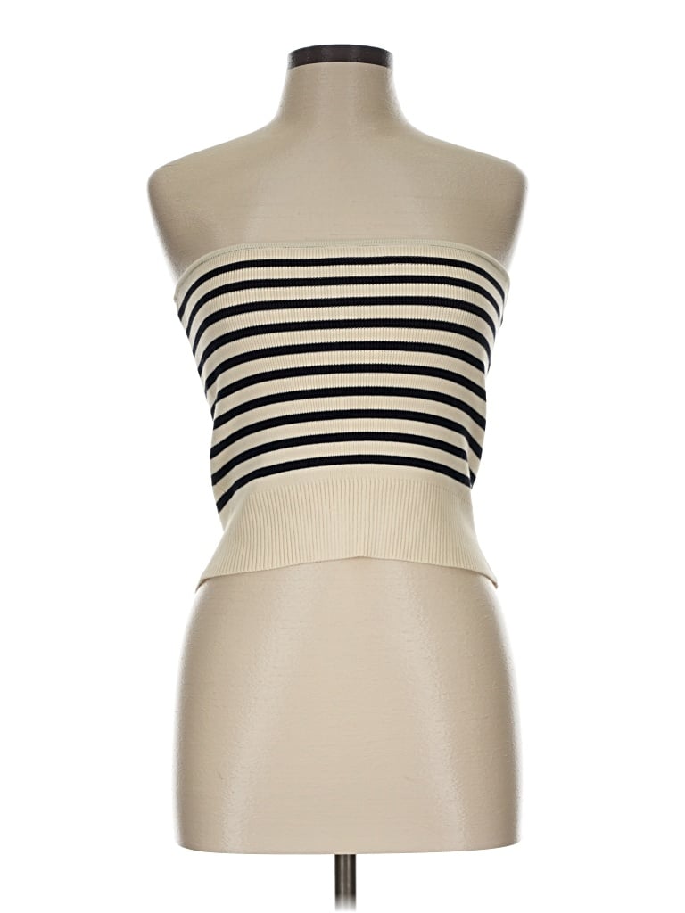 Pre-owned By Together Tube Top Ivory Strapless Neckline Tops
