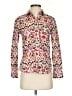 Talbots Floral Pink Long Sleeve Blouse Size P (petite) - photo 1