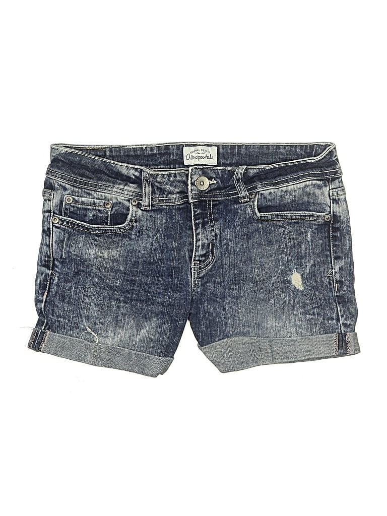 Pre-owned Aéropostale Denim Shorts In Blue