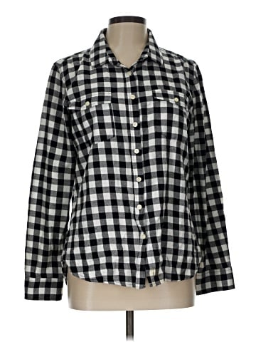 Per Se Long Sleeve Button-Down Shirt (view 1)