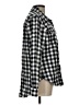 Per Se Checkered-gingham Black Long Sleeve Button-Down Shirt Size L - photo 4