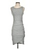 Leith Solid Gray Casual Dress Size XS - photo 1