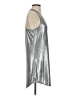 H&M Metallic Silver Casual Dress Size S - photo 4