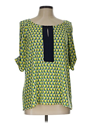 Kaari Blue Short Sleeve Blouse (view 1)