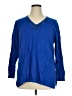 Jones & Co Blue 3/4 Sleeve Top Size 1X - photo 1