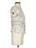 Left Coast by Dolan Ivory Short Sleeve Blouse Size S - photo 4