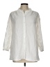 Anne Klein Ivory 3/4 Sleeve Button-Down Shirt Size L - photo 1