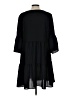 Unbranded Solid Black Casual Dress Size L - photo 2