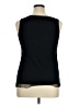 AGB 100% Polyester Black Sleeveless Blouse Size XL - photo 2