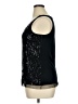 AGB 100% Polyester Black Sleeveless Blouse Size XL - photo 5